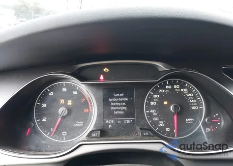 2013 Audi A4 2.0T Premium из США, поврежденный, VIN WAUFFAFL4DN033640